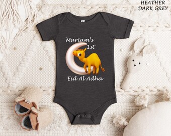 Personalized My First Eid ul Adha Baby Bodysuit - Islamic Gift