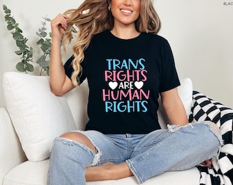 Trans Rights Are Human Rights Shirt, Protect Trans Youth, Trans Tee, Trans Pride, Protect Trans For Gift, Human Right Shirt