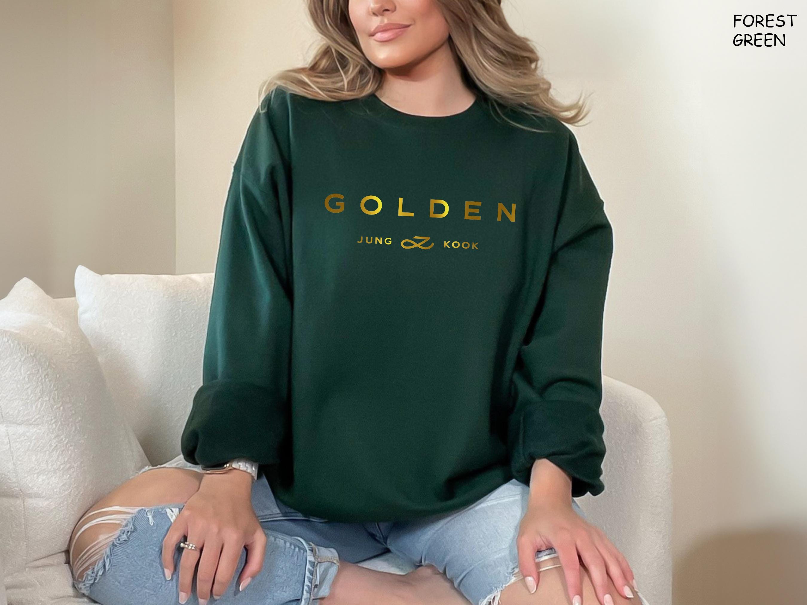 ぐくまる Jungkook GOLDEN ロンＴ BTS JUNGKOOK Golden L/S T-Shirt - A-KPOP