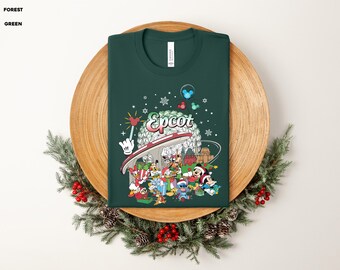 EPCOT Disney Shirt, Epcot Tee, Disney Park Shirt, Mickey and Friends Tee