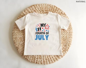 My First 4th Of July Shirt, 4th Of July Gift, Fourth Of July Bodysuit, Baby Fourth Of July Shirt, Fireworks Shirt, Cute 4th Of July Bodysuit