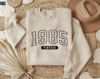 1985 Vintage Sweatshirt: 40th Birthday Gift