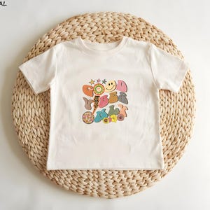 Toddler T-shirt, Only Good Vibes Kids Retro T-Shirt, Summer Natural Toddler Tee, Retro Kids Shirt, Retro Natural Infant, Toddler & Youth Tee