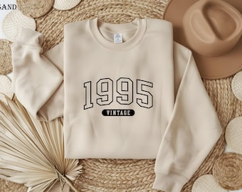 1995 Vintage Sweatshirt,30thh Birthday Women, 30th Birthday Sweater, Birthday Gift for Women, 1995 Birthday Sweater