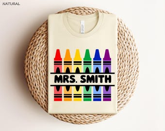 Customized Teacher T-Shirt: Personalized Back to School Gift