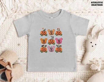 Halloween Pumpkin Mickey And Friends Shirt, Spooky Season Cute Shirt, Pumpkin Patch Disney Shirt, Halloween Gift, Fall Disney Tee