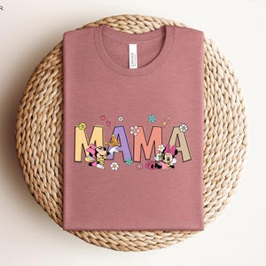 Minnie Disney Mom Shirt, Minnie Mama Tee, Disney Mama Shirt,  Disney Mommy Birthday Shirt, Disney Family Trip Tee