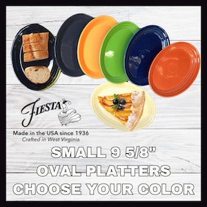 FIESTAWARE- Fiesta Small Oval Platter - 9 5/8"