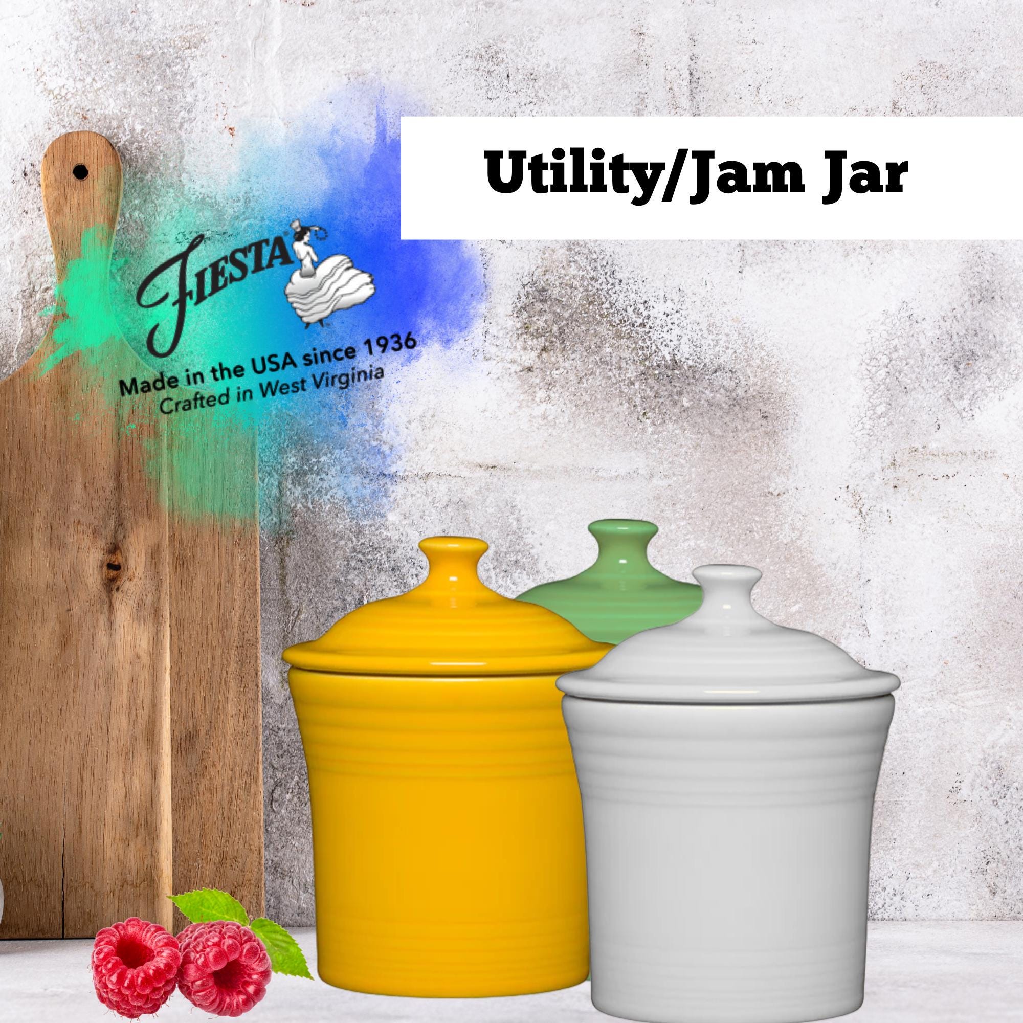 Fiestaware Honey Pot - Etsy Canada
