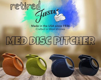 Brocca a disco FIESTAWARE fuori produzione - Molti colori ancora disponibili 32 once Clicca per scegliere!