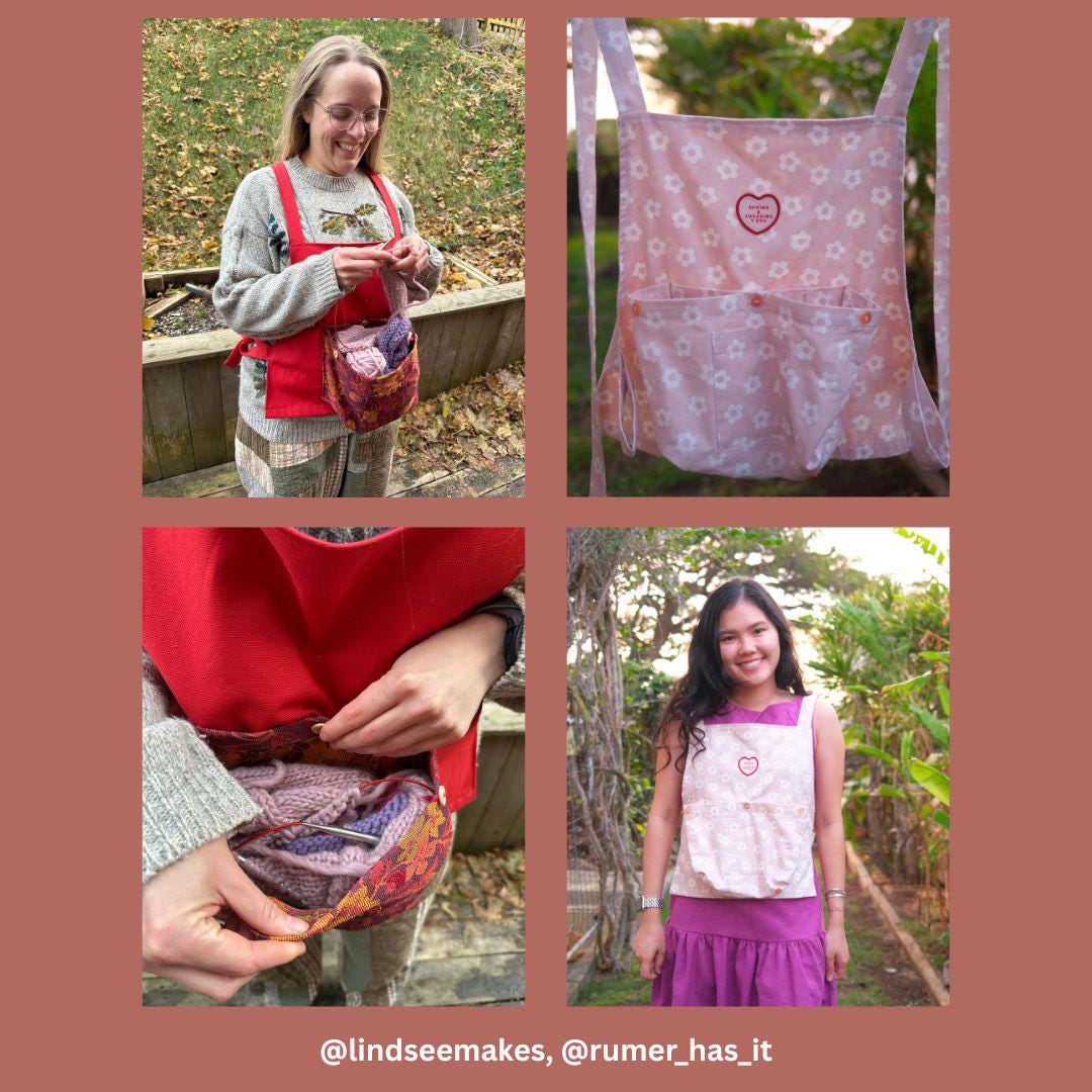 Pocket Apron Pattern Maker's Pocket Apron PDF Sewing Pattern | Size Inclusive | Adventurous ...