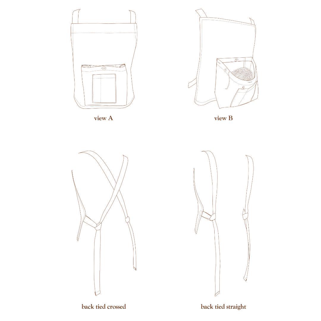Maker's Pocket Apron PDF Sewing Pattern | Size Inclusive | Adventurous ...