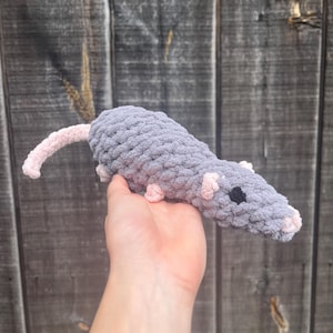 Rat Amigurumi Crocheted Plushie | Adorable Rodent