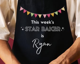 Personalized Star Baker Apron: Custom GBBS Gift