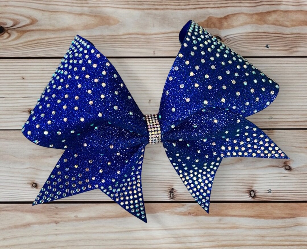 Cheerleader Knit Rattle - Royal Blue & Red main image 1
