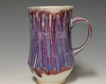 Handmade wheel thrown ceramic mug #1130