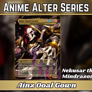 Ainz Ooal Robe // Nekusar, the Mindrazer - Proxy - Anime Altered Series - Hochwertige Karten für eure Lieblingsdecks!