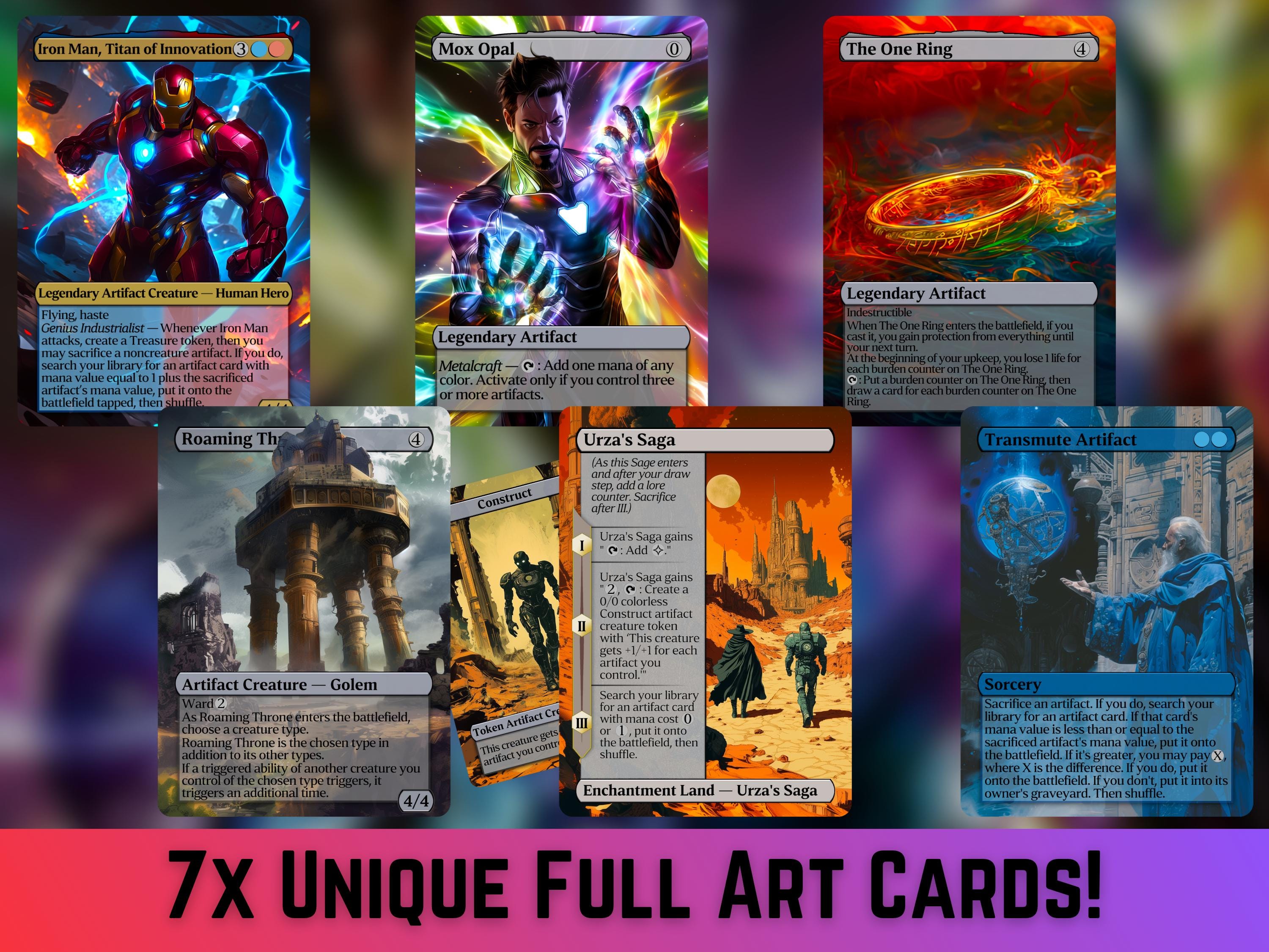 Iron Man, Titan of Innovation 6 + 1 Card Upgrade Proxy Pack