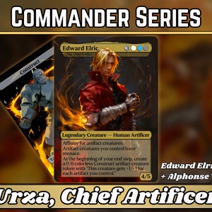 Urza, Artífice Jefe - Proxy - Serie Commander - Full Metal Alchemist Edward Elric Altered Proxy - ¡Cartas de calidad para tus mazos favoritos!