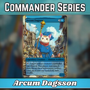 Arcum Dagsson - Série Classic Artefact Commander - Illustrations personnalisées complètes - Cadeau parfait - Cartes de haute qualité pour vos decks préférés !