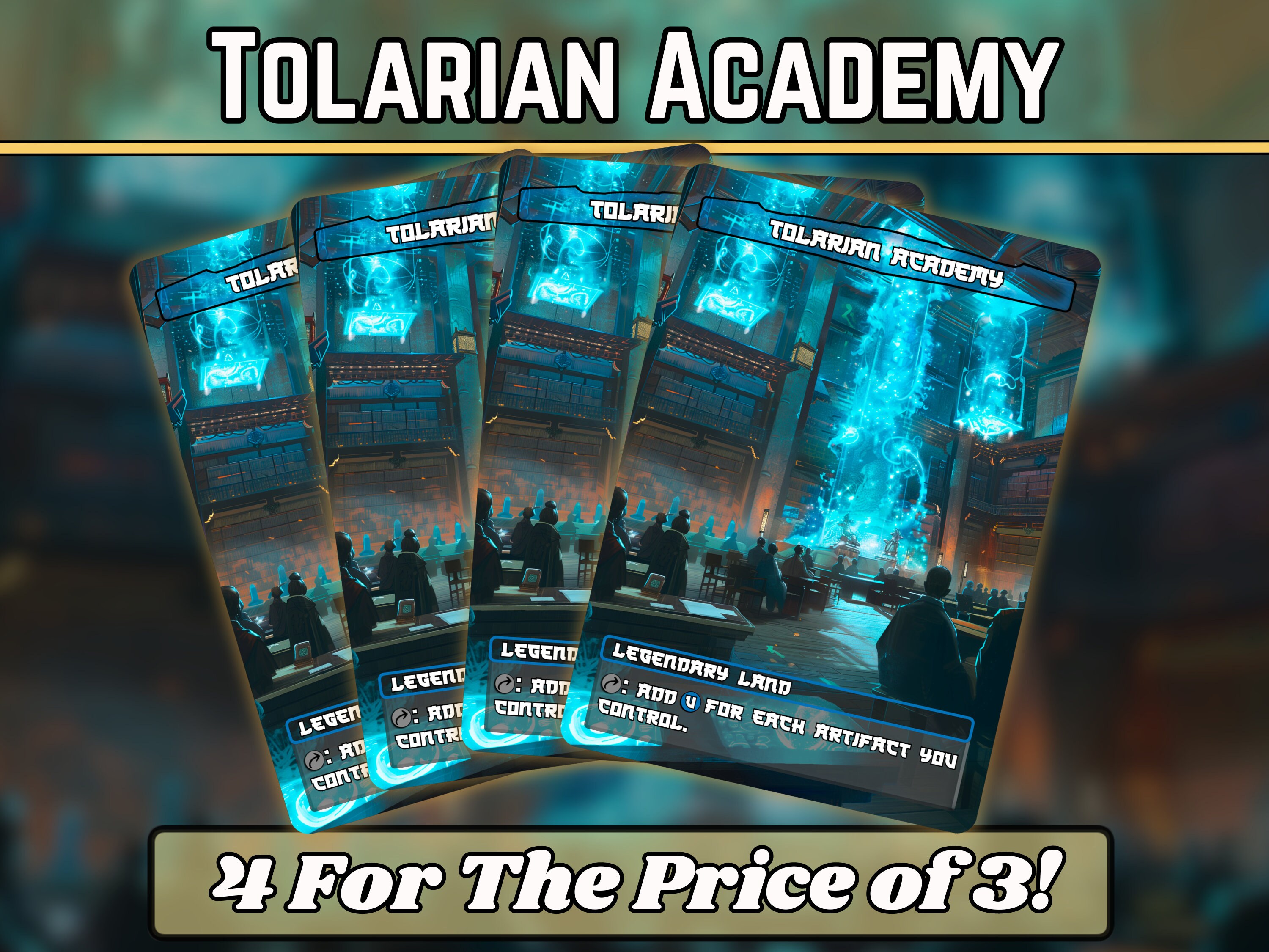 匿名受取】トレイリアのアカデミー Tolarian Academy 1枚 Amazon.com: Tolarian Academy : Toys & Games