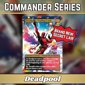 Deadpool, Sammelkarte - Proxy - Klassische Marvel Comic Serie - Benutzerdefinierte Proxys - Hochwertige Karten für deine Lieblingsdecks!