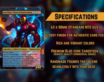 Iron Man, Titan of Innovation - Proxy - Classic Commander Iron Man, Titan of Innovation - Proxy - Classic Commander