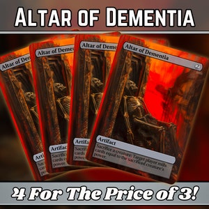 Altar der Dementia - Proxy - Custom Fantasy Art Serie - Full-Art Custom Proxys - Großartiges Geschenk - Artefakt-Heftklammern für Ihre Lieblingsdecks!