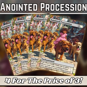 Prozession der Gesalbten - Proxy - Custom Magic Fantasy Art Series - Full-Art Custom Proxys - Hochwertige Karten für Ihre Lieblingsdecks!