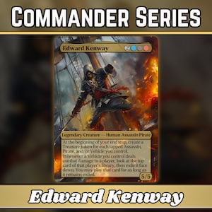 Edward Kenway - Proxy - Classic Commander Series - Full-art custom Grixis Pirate Proxy's - Hoge kwaliteit kaarten voor je favoriete kaartspellen!