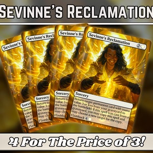 Reclamation de Sevinne - procuration - série d'art magique fantastique personnalisée - procurations personnalisées intégrales - cartes de haute qualité pour vos decks préférés !