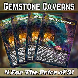 Gemstone Caverns - Proxy - Japanische Custom Art Serie - Einzigartige voll-Art Custom Magic Proxys - Hochwertige Karten für Ihre Lieblingsdecks!