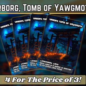 Urborg, Tumba de Yawgmoth - Proxy - Série de arte personalizada japonesa - Proxies de magia com arte completa exclusivos - Cartas de alta qualidade para seus decks favoritos!