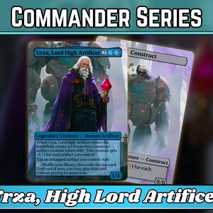 Urza, seigneur grand artificier - procuration - série Commander classique - illustration complète de procurations magiques personnalisées - cadeau - cartes de qualité pour vos decks préférés !