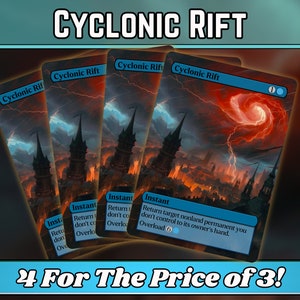 Cyclonic Rift - Proxy - Serie de arte mágico de fantasía personalizado - Proxies personalizados con arte completo - ¡Un gran regalo! - ¡Tarjetas para tus mazos favoritos!