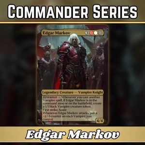 Edgar Markov - Proxy - Serie Classic Commander - Vampire Proxy a figura intera - Regalo perfetto - Carte di alta qualità per i tuoi mazzi preferiti!
