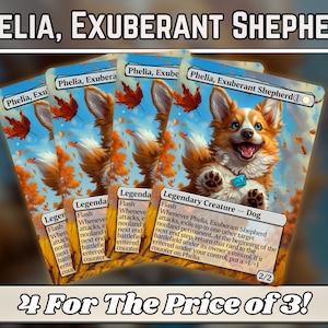 Phelia, berger exubérant - procuration - série d'art magique fantastique personnalisée - procurations personnalisées intégrales - cartes de haute qualité pour vos decks préférés !