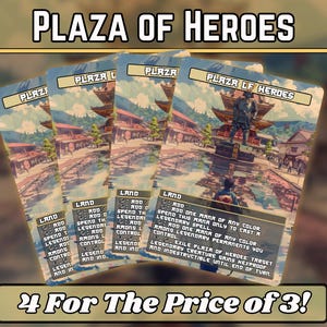 Plaza of Heroes - Proxy - Japanese Custom Art Series - Unieke full-art custom Magic-proxy's - Hoge kwaliteit kaarten voor je favoriete kaartspellen!