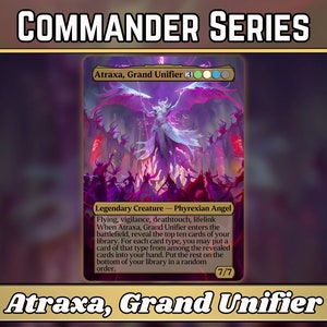 Atraxa, Grande Unificatore - Proxy - Serie Classic Commander - Proxy Phyrexia personalizzati con illustrazioni complete - Carte di qualità per i tuoi mazzi preferiti!