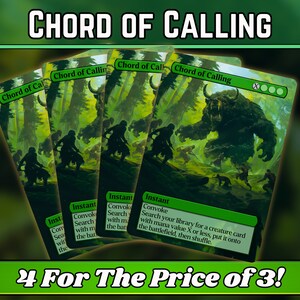 Acorde de Llamado - Proxy - Serie de Arte Mágico de Fantasía Personalizado - Proxies personalizados con arte completo - ¡Gran regalo! - ¡Cartas para tus mazos favoritos!