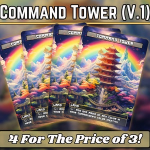 Kommando Turm V.1 - Proxy - Japanische Custom Art Serie - Einzigartige Full-Art Custom Magie Proxys - Hochwertige Karten für Ihre Lieblingsdecks!