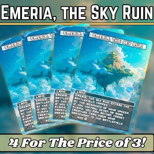 Emeria, la ruine du ciel - procuration - série d'art personnalisé japonais - procurations magiques personnalisées uniques de l'illustration complète - cartes de qualité pour vos decks préférés !