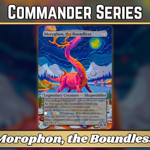 Morophon, the Boundless - Proxy - Série Commander classique - Illustrations complètes de proxys magiques - Cadeau parfait - Cartes de qualité pour vos decks préférés !