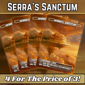 Serra's Sanctum - Proxy - Japanische Custom Art Serie - Einzigartige Full-Art Custom Magic Proxys - Hochwertige Karten für Ihre Lieblingsdecks!