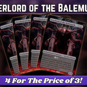 Overboss of the Balemurk - Proxy - Custom Magic Fantasy Art Series - Pop-Out Art Proxys - Großartiges Geschenk - Karten für Ihre Lieblingsdecks!