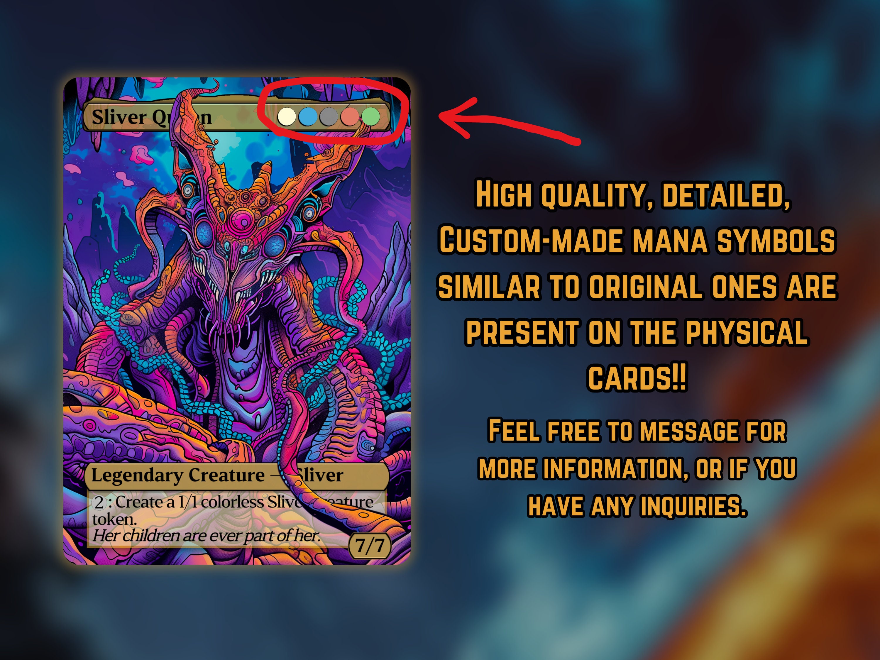 Necrodominance - Proxy - Custom Magic Fantasy Art Series Necrodominance - Proxy - Custom Magic Fantasy Art Series