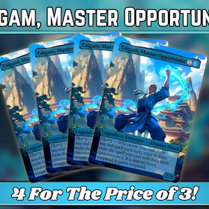 Taigam, Maestro Oportunista - Proxy - Serie de arte mágico de fantasía personalizado - Proxies personalizados con arte completo - ¡Gran regalo! - ¡Cartas para tus mazos favoritos!