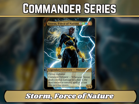 Storm, Force of Nature - Proxy - Classic Commander Series Storm, Force of Nature - Proxy - Classic Commander Series