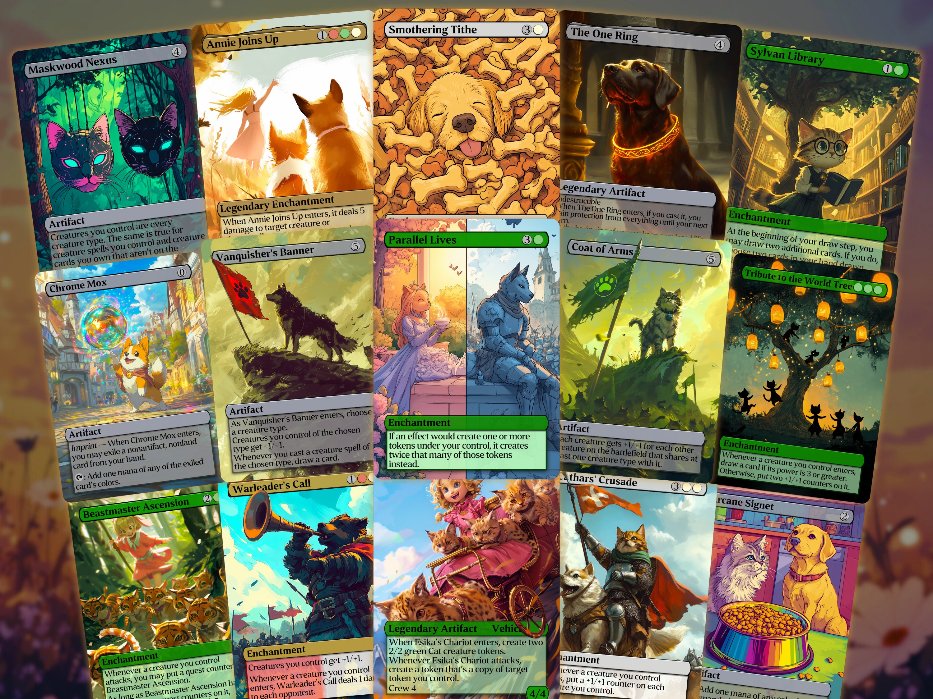 Rin and Seri Custom Commander Deck - Proxy - It's Raining Rin and Seri Custom Commander Deck - Proxy - It's Raining