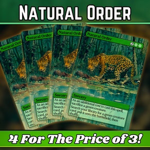 Natural Order - Proxy - Custom Magic Fantasy Art Serie - Full-Art Custom Proxys - Großartiges Geschenk - Karten für Ihre Lieblingsdecks!